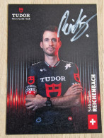 Card Sebastien Reichenbach - Team Tudor - 2024 - Original Signed - Cycling - Cyclisme - Ciclismo - Wielrennen - Wielrennen