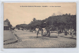 Nouvelle-Calédonie - NOUMÉA - La Rue Inkermann - Rouleau-Compresseur - Ed. G. De Béchade  - Nouvelle Calédonie