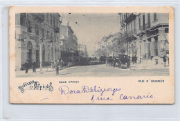 Greece - ATHENS - Hermes Street - STAMPED POSTCARD - Publ. Pallis & Kotzias  - Grèce