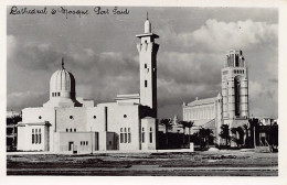 Egypt - PORT-SAÏD - Cathedral And Mosque - REAL PHOTO - Publ. Unknown  - Port-Saïd