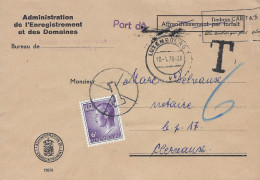 Luxembourg - Luxemburg - Lettre   TAXES   1979 - Strafport