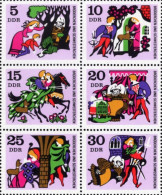 GDR - 1970 - Fairy Tales - Little Sister And Little Brother By Brothers Grimm - Mint Stamp SET - Ongebruikt