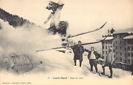 LEYSIN (VD) Saut En Skis - Ed. Decaux Et Buttner 15 - Leysin