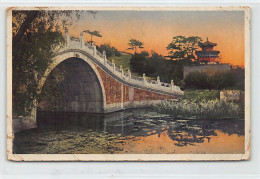 China - BEIJING - Camel Back Bridge, Summer Palace - SEE SCANS FOR CONDITION - Publ. Librairie Française 18 - China