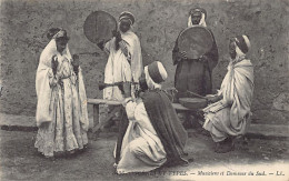 Algérie - Musiciens Et Danseuse Dans Le Sud - Ed. Lévy L.L. 6436 - Donne