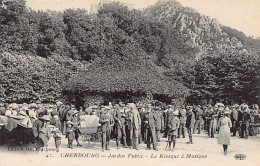 CHERBOURG (50) Jardin Public - Le Kiosque à Musique - Ed. E. Le Deley 47 - Cherbourg