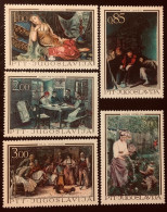 YUGOSLAVIA 1967  1131 A 1135 ** - Unused Stamps