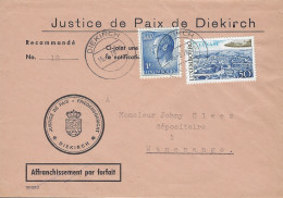 Luxembourg - Luxemburg - Lettre      1978  -  JUSTICE DE PAIX DE DIEKIRCH - Lettres & Documents