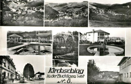 73334242 Kirchschlag Buckligen Welt Panorama Teilansichten Schwimmbad Brunnen Ki - Autres & Non Classés