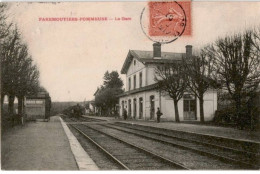 FAREMOUTIERS-POMMEUSE: La Gare - Très Bon état - Faremoutiers