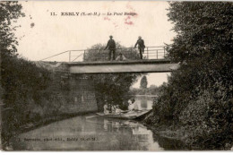 ESBLY: Le Pont Rouge - état - Esbly