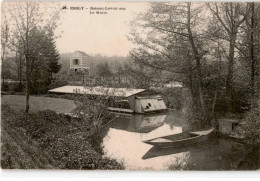 ESBLY: Bateau-lavoir Sur L' Morin - Très Bon état - Esbly