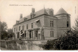 EGREVILLE: Le Château (façade) - Très Bon état - Autres & Non Classés