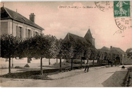 EPISY: La Mairie Et L'église - état - Autres & Non Classés