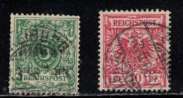 GERMANY Scott # 47-8 Used -  Reichspost - Usati