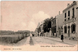 JUVISY-sur-ORGE: Route De Draveil Et Villa Draveil -  état - Juvisy-sur-Orge