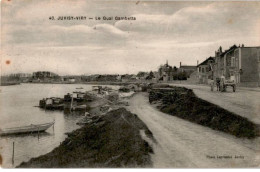 JUVISY-sur-ORGE: Quai Gambetta -  état - Juvisy-sur-Orge