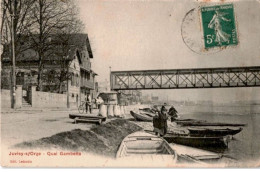 JUVISY-sur-ORGE: Quai Gambetta - Très Bon état - Juvisy-sur-Orge