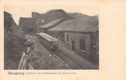 China - HONG KONG - The Terminus Station Of The Tramway On Victoria Peak - Publ. Unknown  - China (Hongkong)