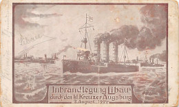 Latvia - LIEPAJA - Bombardment Of Libau By The German Cruiser Augsburg - 2 August 1914 - Publ. W. Erbert  - Lettonie