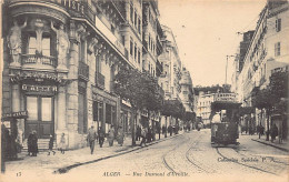 Algérie - ALGER - Rue Dumont D'Urville - Restaurant D'Alger, E. Genevois - Tramway - Ed. Collection Idéale P.S. 13 - Algerien