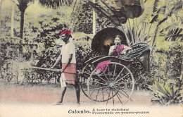 Sri Lanka - A Tour In Rickshaw - Tamil Lady - Publ. Unknown  - Sri Lanka (Ceylon)