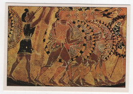 AK 210259 ART / PAINTING ... - Griechische Kunst - Chigikanne Korinth - Gruppe Von Kriegern - Ancient World