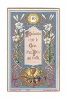 L'Eucharistie, C'est Le Coeur D'un Père Qui Veille, Citation Mgr De La Bouillerie, éd. E. Bouasse Jne N° 3504 - Andachtsbilder