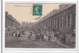 TERGNIER : Rue Henri-martin (décollée) - Etat - Autres & Non Classés