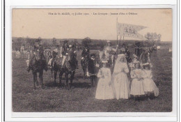 St-ALGIS : Fete De St-algis, 17 Juillet 1910, Les Groupes, Jeanne D'arc A Orleans - Tres Bon Etat - Autres & Non Classés