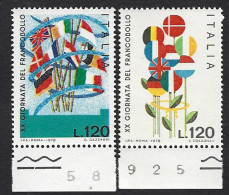 Italia, Italy, Italie, Italien 1978; Bandiere Disegnate Da Bambini, Flags Drawn By Children. - Stamps