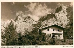 73333619 Mittenwald Karwendel Tirol Mittenwalderhuette Gegen Karwendelspitzen Mi - Other & Unclassified