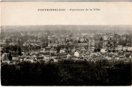 FONTAINEBLEAU: Panorama De La Ville - Très Bon état - Fontainebleau