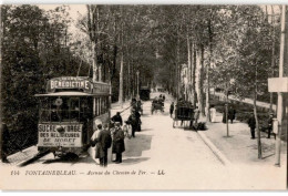 FONTAINEBLEAU: Avenue Du Chemin De Fer - Très Bon état - Fontainebleau