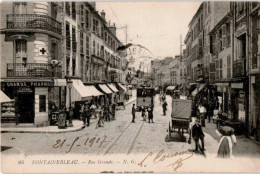 FONTAINEBLEAU: Rue Grande - Très Bon état - Fontainebleau