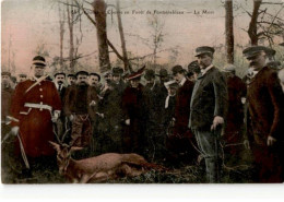 FONTAINEBLEAU: Chasse ) Courre En Forêt De Fontaiinebleau La Mort - Très Bon état - Fontainebleau