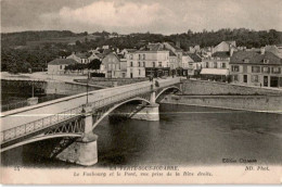 LA FERTE SOUS JOUARRE: Le Faubourg Et Le Pont Vue Prise De La Rive Droite - Très Bon état - La Ferte Sous Jouarre