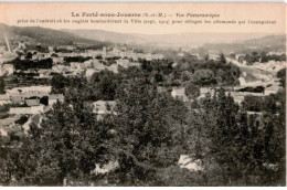 LA FERTE SOUS JOUARRE: Vue Panoramique Prise De L'endroit Où Les Anglais Bombardèrent - Très Bon état - La Ferte Sous Jouarre