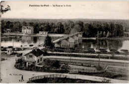 FONTAINE-le-PORT: Le Pont Et La Forêt - Très Bon état - Autres & Non Classés