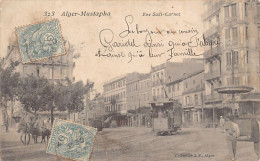 Algérie - Alger MUSTAPHA - Rue Sadi Carnot - Tramway - Ed. Z.F. 323 - Algiers