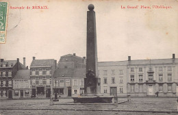 België - RONSE Renaix (W. Vl.) Het Centrale Plein - De Obelisk - Ronse