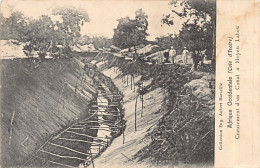 Côte D'Ivoire - Creusement D'un Canal à Moyen-Lahou - Ed. Eug. Aubert  - Ivory Coast