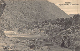 India - KASHMIR - Twig Jhula Bridge On The Chenah River - Inde