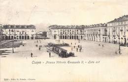 CUNEO - Piazza Vittorio Emanuele II - Lato Est - Tram - Cuneo