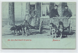 België - ANTWERPEN - Koopman In Konijnen - Hondekar - Marchand De Lapins -Voiture à Chiens - Rabbits Sellers - Dog Carts - Antwerpen