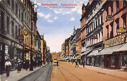 Deutschland - SAARBRÜCKEN - Bahnhofstrasse Mit Bergamt Im Hintergrund - Verlag K. Rithausen  - Saarbruecken