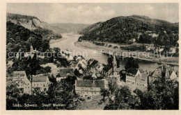 73333513 Wehlen Sachsen Panorama Blick Ueber Die Elbe Wehlen Sachsen - Andere & Zonder Classificatie