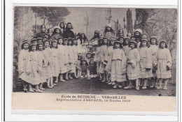 VERSAILLES : Ecole De Bethune, Représentation D'esther, 14 Janvier 1909 - Tres Bon Etat - Versailles