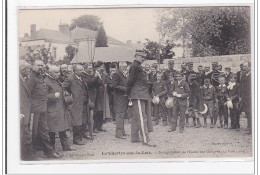 LA CHARTRE-sur-le-LOIR : Inauguration De L'ecole Des Garcons 17 Juin 1909 - Tres Bon Etat - Sonstige & Ohne Zuordnung