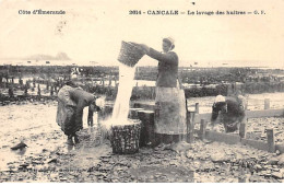 CANCALE - Le Lavage Des Huîtres - Très Bon état - Cancale